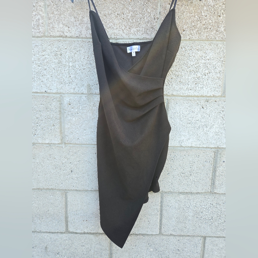 Honey and Rosie Medium Asymetrical Black Dress